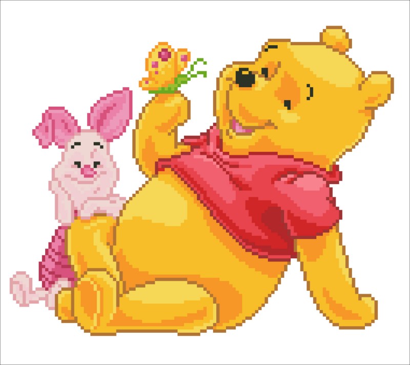 Pooh with Piglet