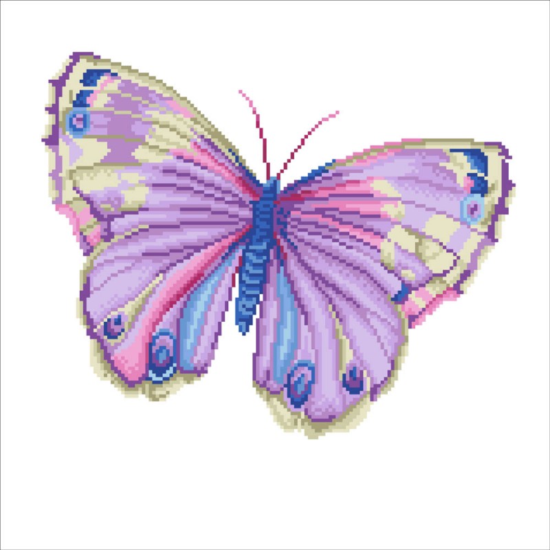 Papillon Mauve