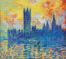 London Parliament In Winter (Après Monet)
